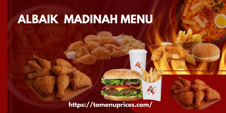 ALBAIK MADINAH MENU